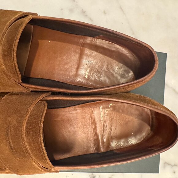 CROCKETT & JONES HARVARD LOAFER SNUFF SUEDE 8.5 UK 9.5 US - Picture 10 of 13